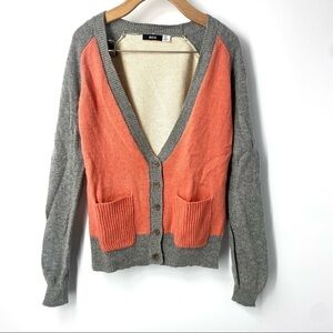 Urban Outfitters BDG colorblock wool blend cardigan S